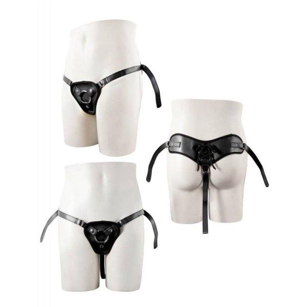 Strap-on harness with two rings hám gyűrűkkel