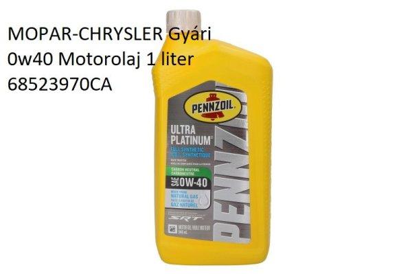 MOPAR-CHRYSLER Gyári 0w40 Motorolaj 1 liter 68523970CA Pennzoil 