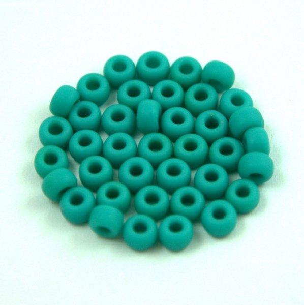 Miyuki kásagyöngy - 412f - Matte Turquoise Green - 6/0