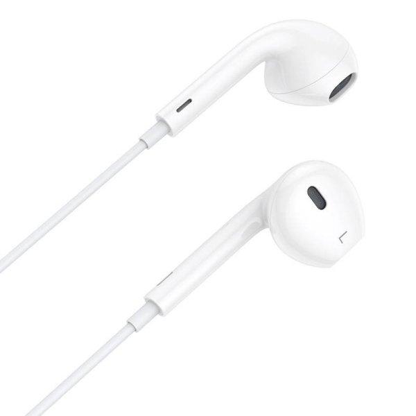 Vipfan M13 wired in-ear headphones (white)