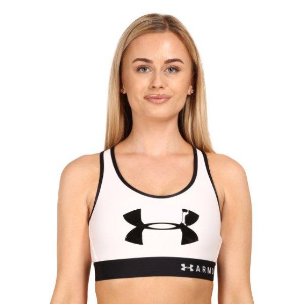 Under Armour Armour Mid Keyhole Graphic-WHT