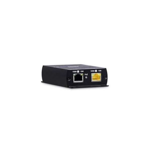 Nestron IP09P PoE extender, Cat5e, maximum 800 m-ig, 10 Mbps 800 m-en, 100 Mbps
500 m-en