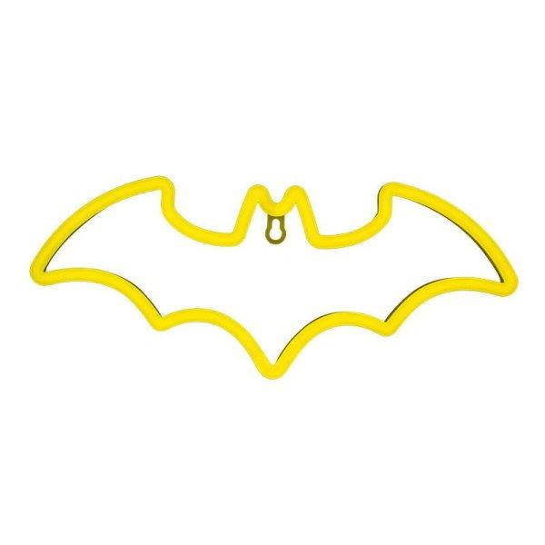 DC Comics Batman Falra Szerelhető LED Neonfény (magasság: 12,8 cm)