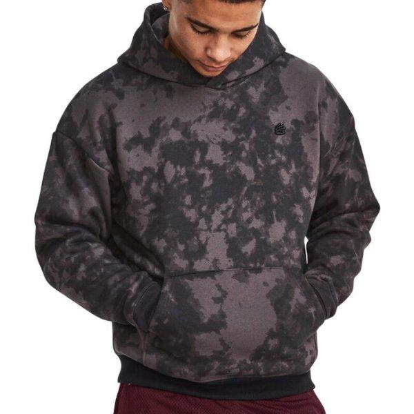 Under Armour Curry Acid Wash Hoodie-GRY