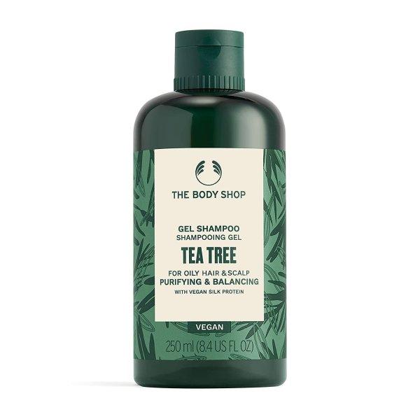 The Body Shop Sampon zsíros hajra Tea Tree (Gel Shampoo) 250 ml