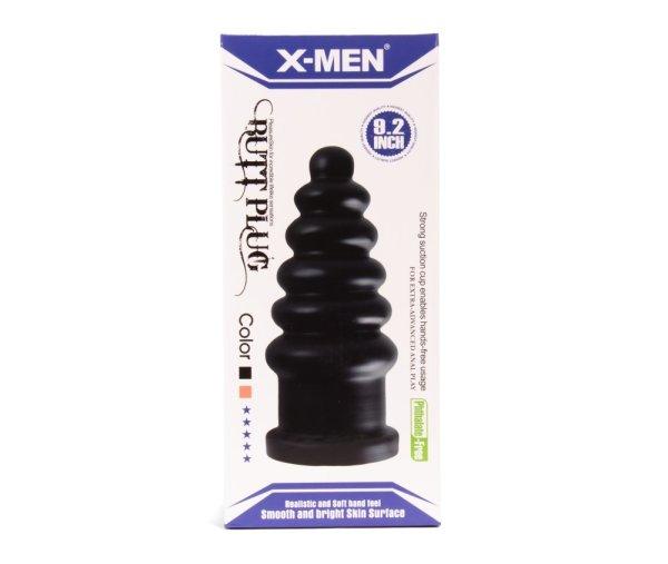  X-MEN 9.2 inch Butt Plug Black 