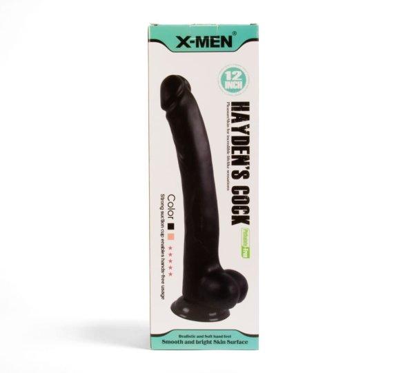  X-MEN Hayden’s 12 inch Cock Black 