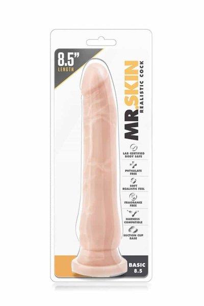  Mr. Skin Realistic Cock Basic 8.5 inch Beige 