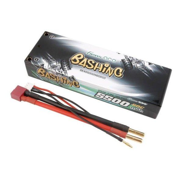 Akkumulátor Lipo Gens ace 5500mAh 2S 7.4V 60C HardCase RC 10# car val T-plug