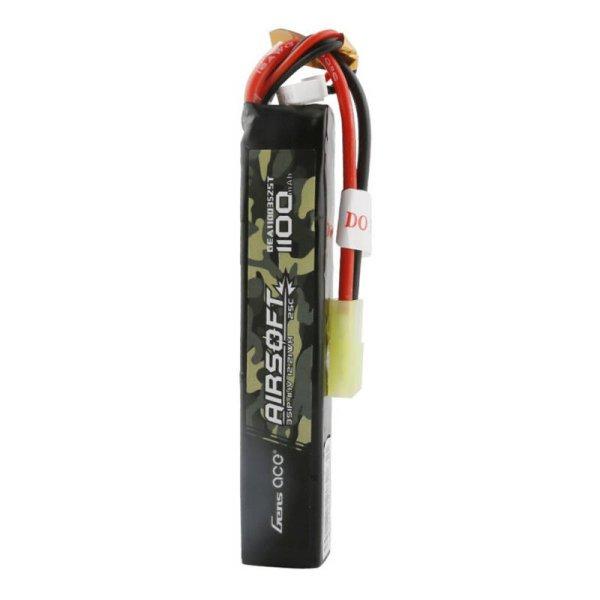 Gens ace 25C 1100mAh 3S1P 11.1V Airsoft Gun Lipo Akkumulátor val mini Tamiya
Plug