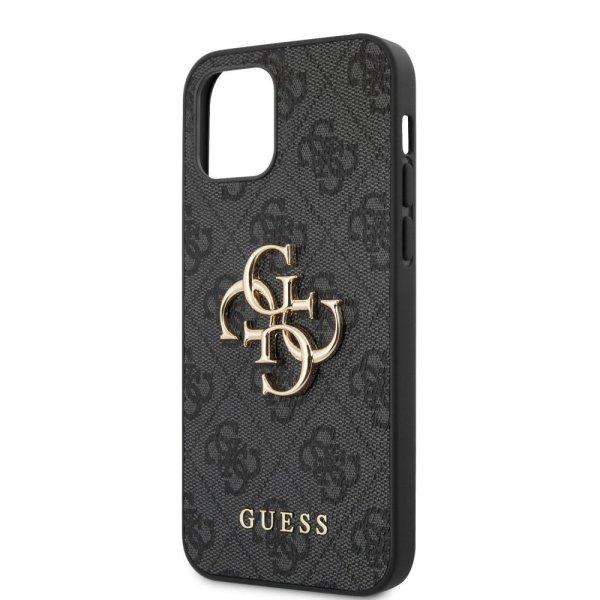 Guess Apple iPhone 12 Pro Max 2020 (6.7) PU 4G Metal Logo Case hátlapvédő tok
fekete (GUHCP12L4GMGGR)