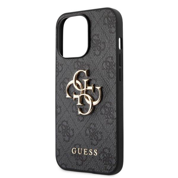 Guess Apple iPhone 13 Pro Max (6.7) PU 4G Metal Logo hátlapvédő tok szürke
(GUHCP13X4GMGGR)