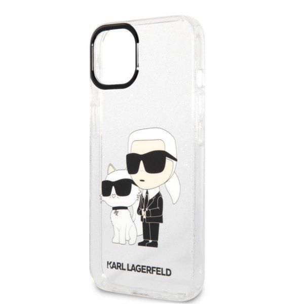 Karl Lagerfeld IML Glitter Karl and Choupette NFT Apple iPhone 13 (6.1)
hátlapvédő tok átlátszó (KLHCP13MHNKCTGT)