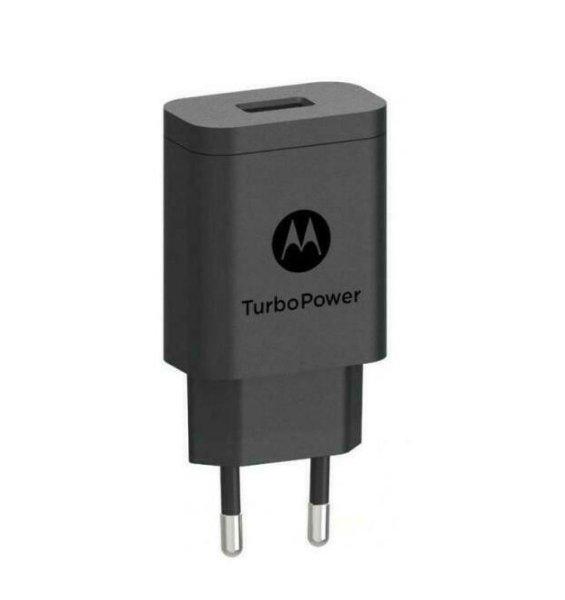 Motorola SC-52 TurboPower fekete gyári hálózati töltő USB-A 3A
csatlakozóval 18W