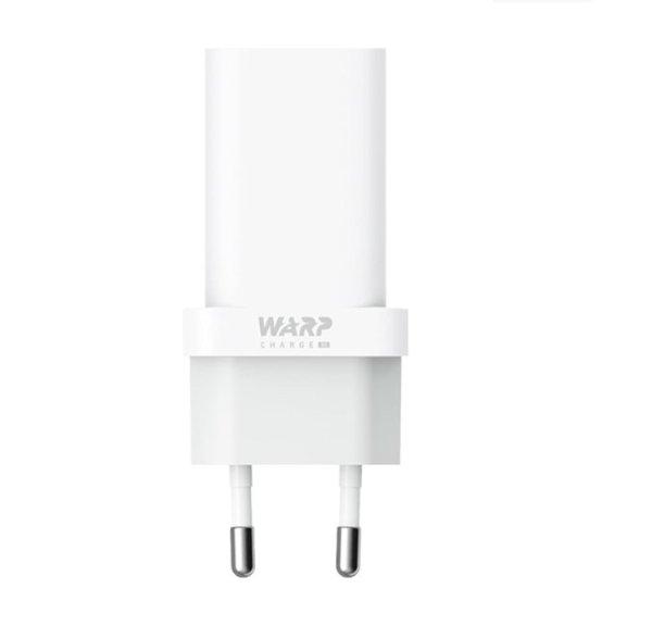 Oneplus Warp WC030B31HK fehér gyári hálózati gyors töltőfej (SuperCharge)
30W 6,5A