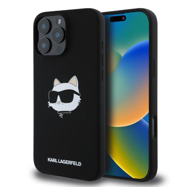 Karl Lagerfeld Liquid Silicone Choupette Head MagSafe Apple iPhone 16 Pro (6.3)
hátlapvédő tok fekete (KLHMP16LSCHPPLK)