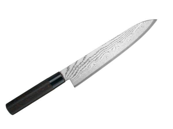 Tojiro Shippu Black Damascus Gyuto 21 cm FD-1594 Szakácskés