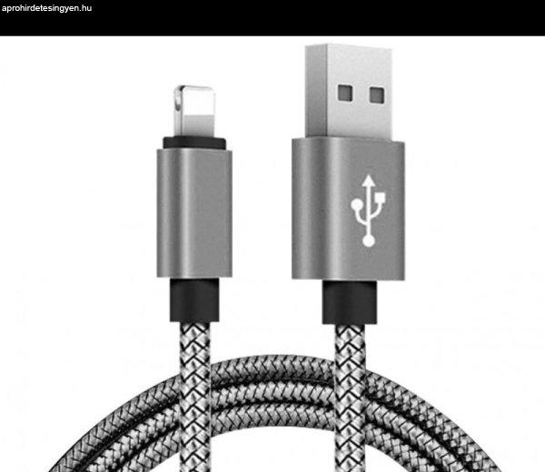 Extra strapabíró 1 méteres Lightning Iphone gyorstöltő és USB adatkábel