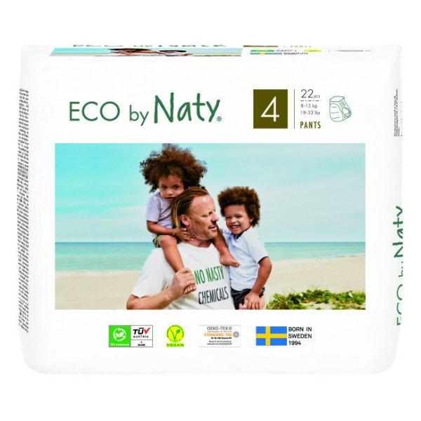 ECO BY NATY PANTS eldobható pelenkanadrág 4 (8-15 kg) 22 db