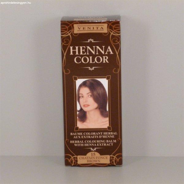 Henna Color szinező hajbalzsam nr 15 bronzbarna 75 ml