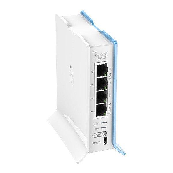 MIKROTIK Wireless Router RouterBOARD 2,4GHz, 4x100Mbps, 300Mbps, Asztali -
RB941-2ND-TC