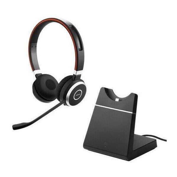 JABRA Fejhallgató - Evolve 65 SE MS Stereo Bluetooth Vezeték Nélküli,
Mikrofon + Töltő állomás