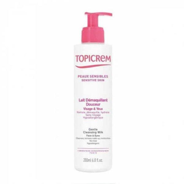 Topicrem Arctisztító tej száraz és érzékeny
bőrre (Gentle Cleansing Milk) 200 ml