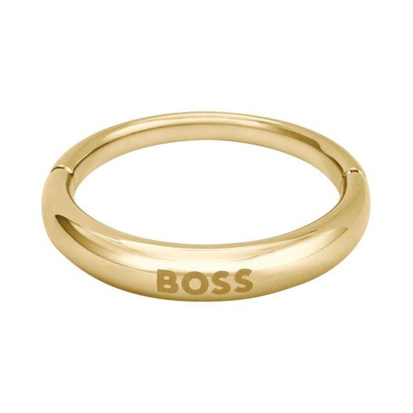 Hugo Boss Minimalista aranyozott női gyűrű 1580620 52 mm