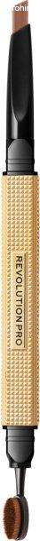 Revolution PRO Kétoldalas szemöldökceruza Rockstar Medium Brown
(Brow Styler) 0,25 g