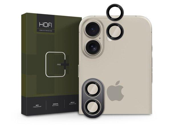 HOFI Camring Pro+ hátsó kameralencse védőüveg - Apple iPhone 16/16 Plus -
fekete