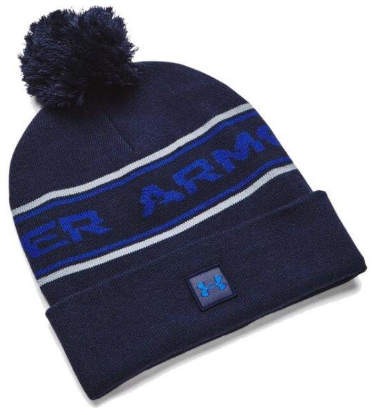 Under Armour UA Men's Halftime Pom Beanie-BLU