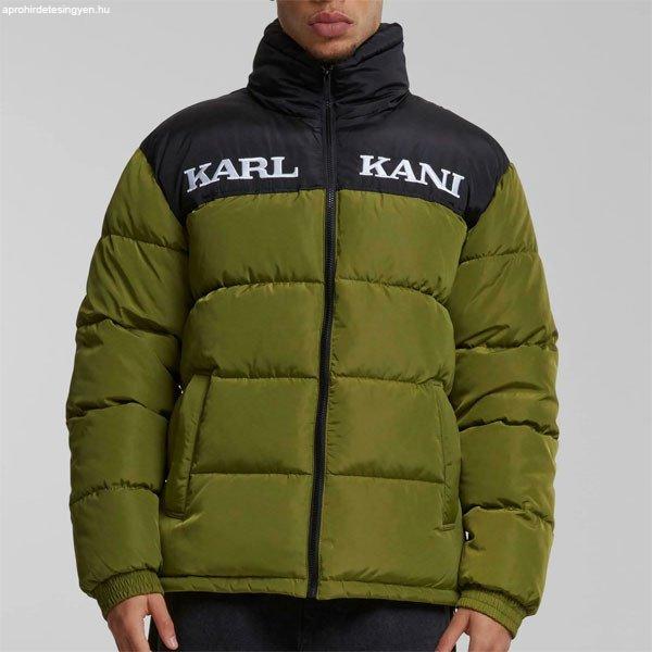 Téli dzeki Karl Kani Retro Essential Puffer Jacket Olive