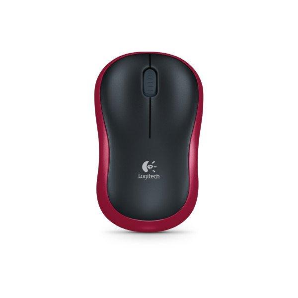 Logitech M185 Vezeték nélküli egér piros