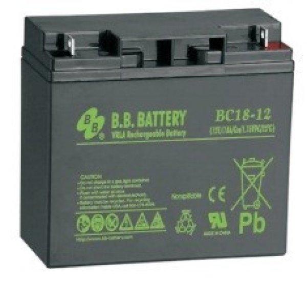 B.B. Battery BC18-12 12V 18Ah zselés akkumulátor