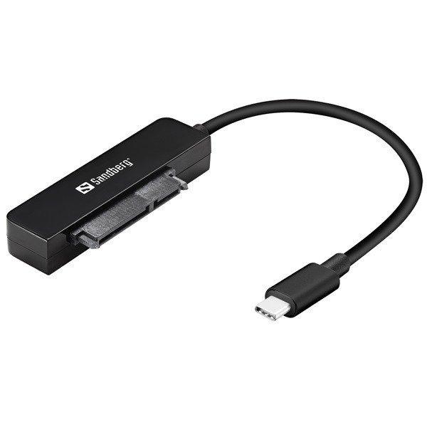 Sandberg Kábel Átalakító - USB-C to SATA USB 3.1 Gen.2 (USB-C bemenet - SATA
2,5" kimenet)