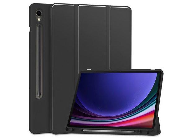 Samsung X710/X716B Galaxy Tab S9 11.0 tablet tok (Smart Case) on/off
funkcióval,Pencil tartóval - Tech-Protect - fekete (ECO csomagolás)