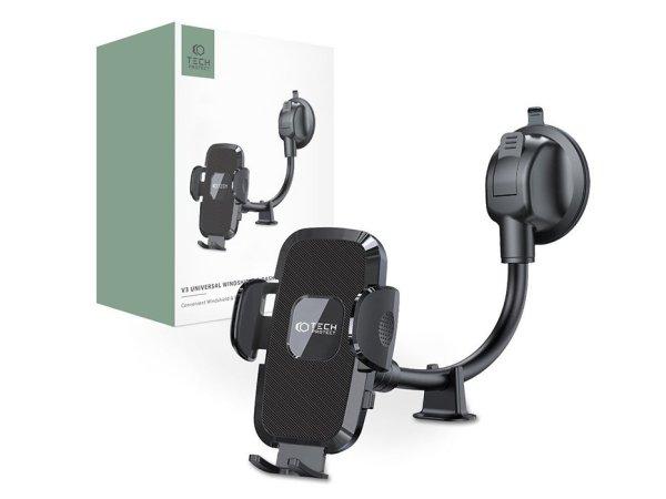 Univerzális műszerfalra/szélvédőre helyezhető PDA/GSM autós tartó -
Tech-ProtectUniversal Windshield Dashboard Car Mount V3W-D - fekete