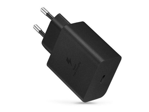 Samsung gyári USB hálózati töltő adapter Type-C bemenettel - 45W -
EP-TA845XBEG PD.3.0 Super Fast Charging 2.0 - fekete (ECO csomagolás)