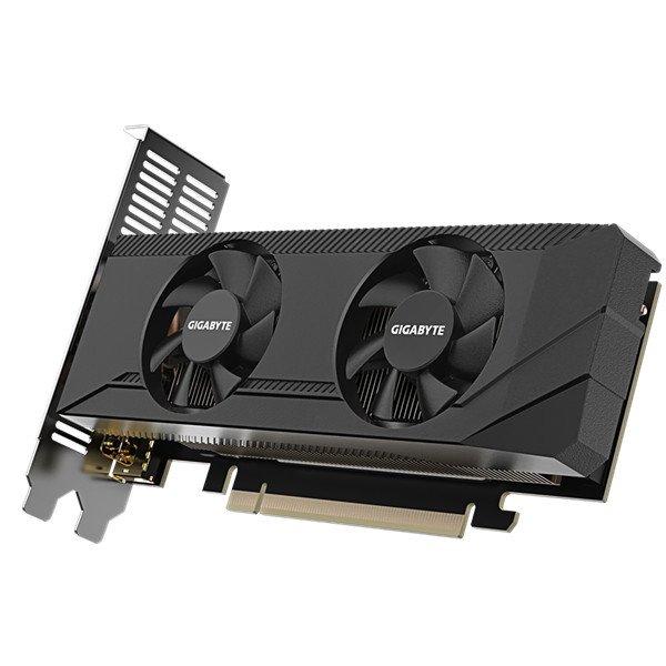 Gigabyte Videókártya - nVidia RTX 3050 OC Low profile (6144MB, GDDR6, 96bit,
1477/14000Mhz, 2xHDMI, 2xDP)