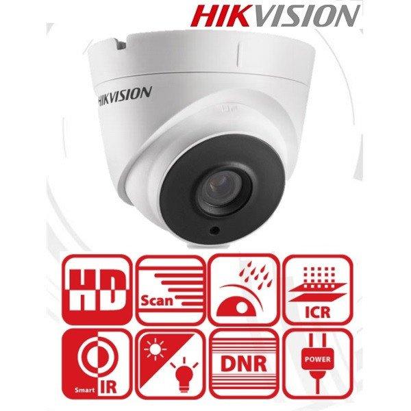 Hikvision 4in1 Analóg turretkamera - DS-2CE56D0T-IT3F (2MP, 2,8mm, kültéri,
EXIR40m, D&N(ICR), IP66, DNR)