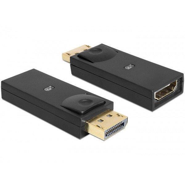 Delock Átalakító - 65258 (Displayport 1.1 -> HDMI, apa/anya, FullHD,
fekete)