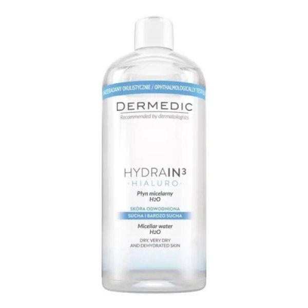 Dermedic Hydrain³ Hyaluro micellás víz H²O 500ml