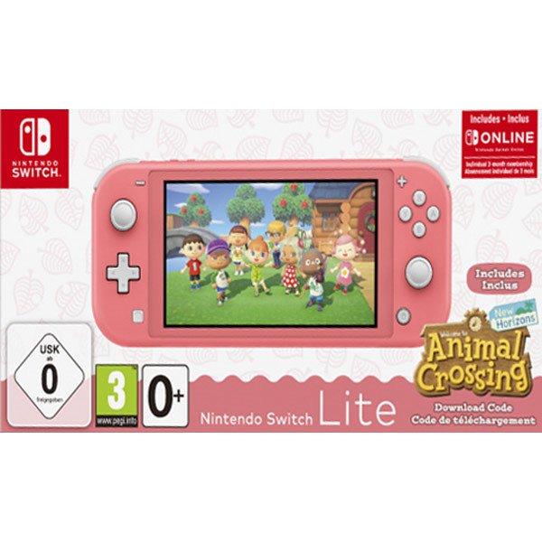 Nintendo Switch Lite, coral + Animal Crossing: New Horizons + Nintendo Switch
Online 12 havi