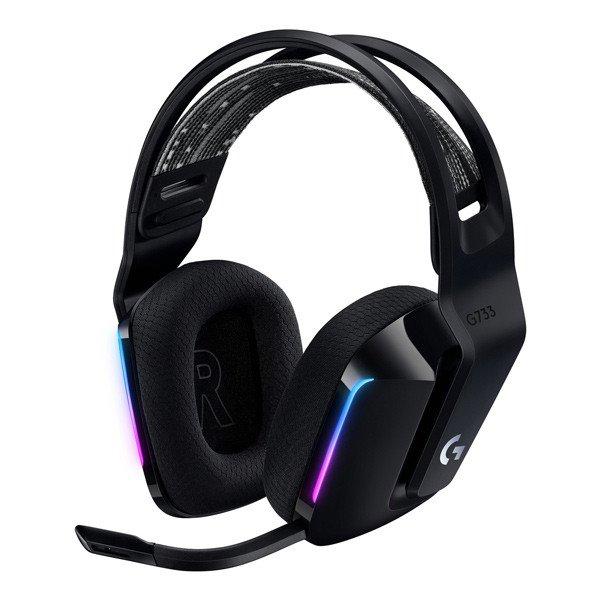 Logitech G733 LIGHTSPEED Wireless RGB Gaming Headset fejbeszélő, fekete