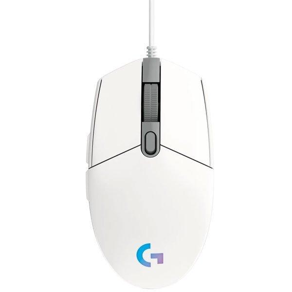 Logitech G203 Lightsync játékos egér, fehér