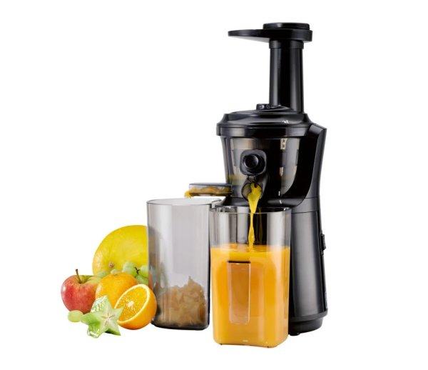 SilverCrest SSJ 300 C1 Slow Juicer 300W lassú gyümölcsprés, zöldség- és
gyümölcs prés 60 f/p, 970 ml gyümölcslé / 1320 ml gyümölcshús
tárolóval