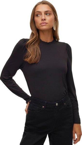 Vero Moda Női póló VMCAROL Regular Fit 10300936 Black M