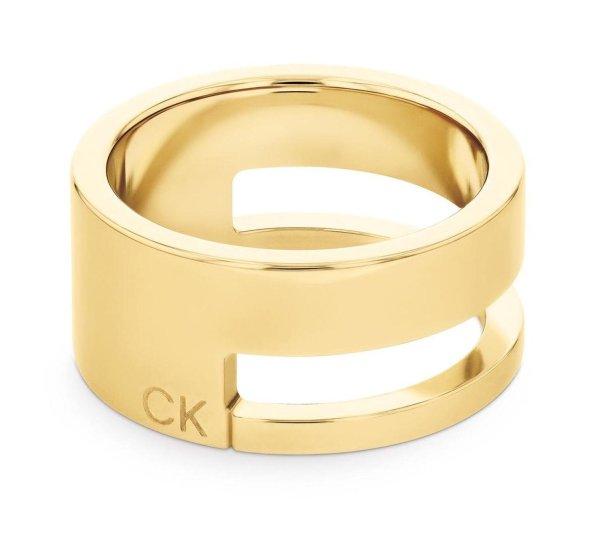 Calvin Klein Női aranyozott gyűrű Geometric Essentials
35000679 54 mm