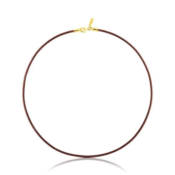 Tous Barna bőr choker nyaklánc 1000044200