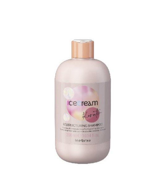 Inebrya Szerkezetátalakító sampon Ice Cream Keratin
(Restructuring Shampoo) 1000 ml